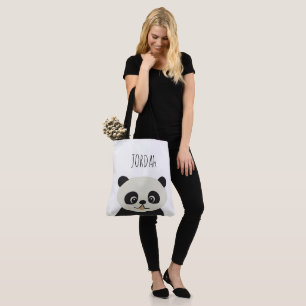 Tote Bag Ours d'illustration mignon personnalisé