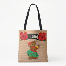Ours en peluche Aloha Hula