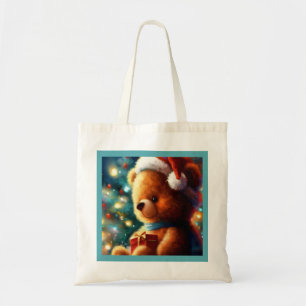Tote Bag Ours en peluche de Noël 3