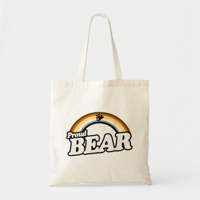 Tote Bag Ours et Fier (Devant)