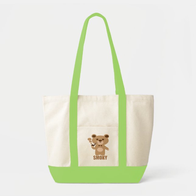 Tote Bag ours fumé (Devant)