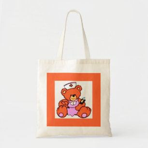 Tote Bag Ours infirmier uniforme