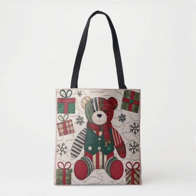 Tote Bag Ours joyeux (Devant)