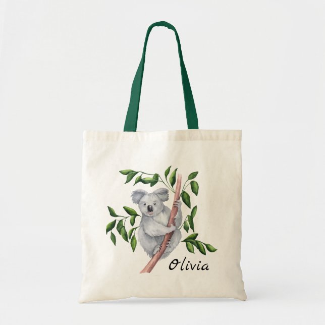 Tote Bag Ours Koala personnalisé (Devant)