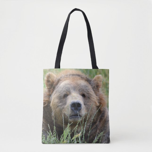Tote Bag ours kodiaque Brown (Devant)