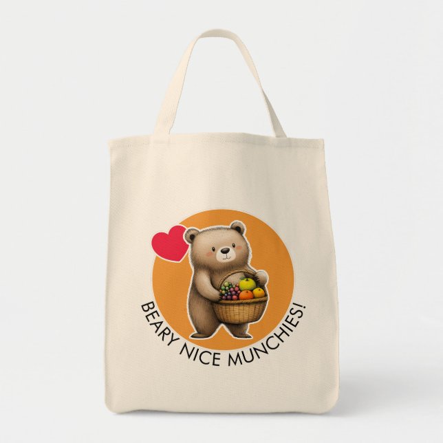 Tote Bag Ours mignon (Devant)