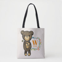 Ours mignon, Fleur Jaune & Fer Florale Personnalis