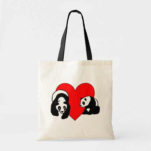 Tote Bag Ours panda (Devant)