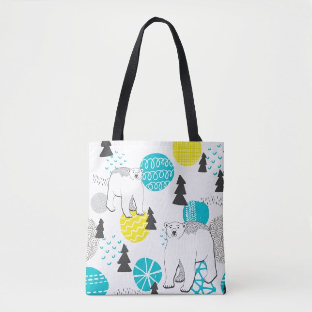 Tote Bag Ours polaire (Devant)