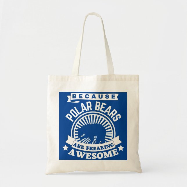 Tote Bag Ours polaire (Devant)