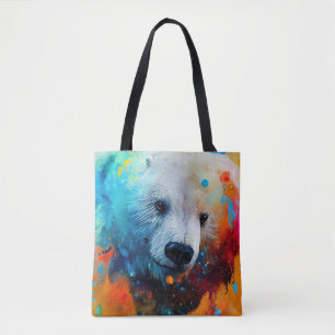 Tote Bag Ours polaire découverte d'animaux Aventure Nature
