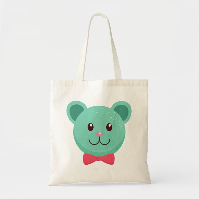 Tote Bag ours souriant (Devant)