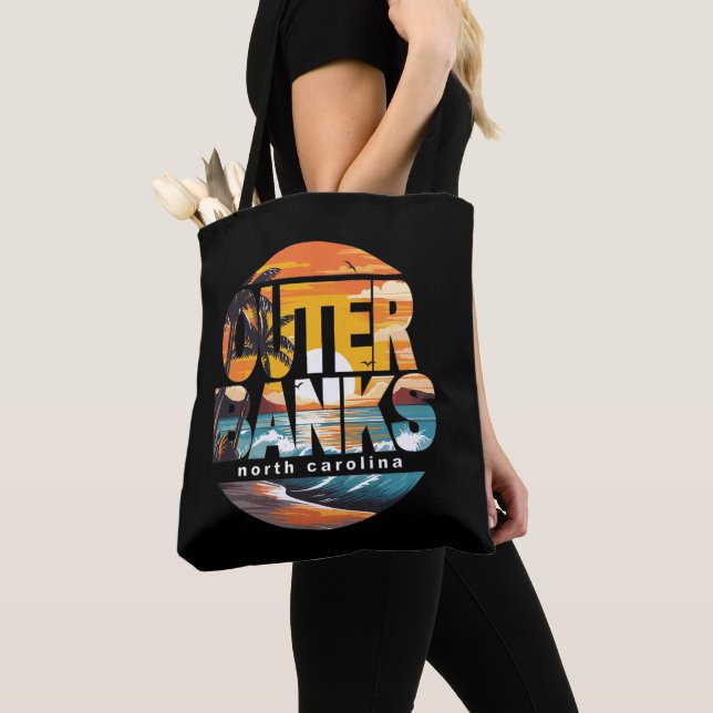 Tote Bag Outer Banks North Carolina Surfing (De près)