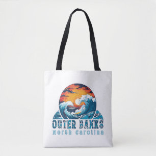 Tote Bag Outer Banks North Carolina Surfing