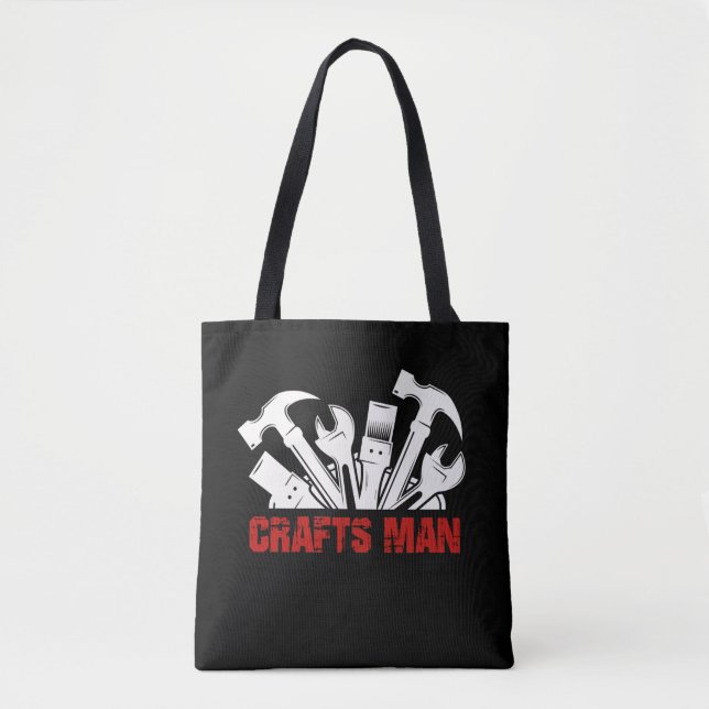 Tote Bag Outils d'artisan Outils de charpentier (Devant)