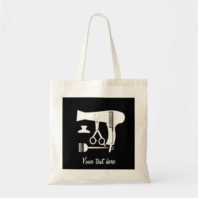 Tote Bag Outils de coiffures (Devant)