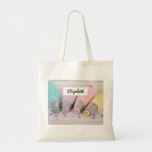Tote Bag Outils de décoration de gâteaux de couleur pastel