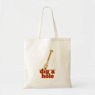 Tote Bag Outils de jardinage Défiler un trou