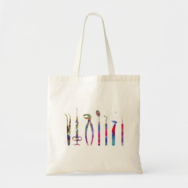 Tote Bag Outils Dentiste (Devant)