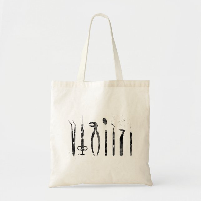 Tote Bag Outils Dentiste (Devant)