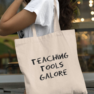 Tote Bag Outils pédagogiques à gogo Cadeau drôle pour ensei