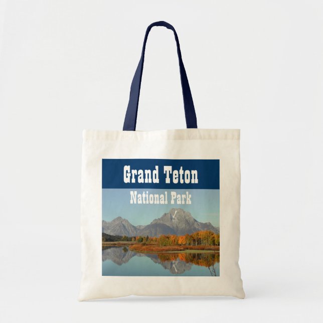 Tote Bag Oxbow Bend, Mont Moran Reflection, Grand Teton NP (Devant)