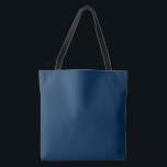 Tote Bag Oxford Blue Solid Plain Color<br><div class="desc">Le bleu d'Oxford est une couleur classique populaire. Convient à de nombreuses occasions formelles et informelles. La couleur branchée ne meurt jamais,  et la mode. Hex no : 002A54</div>