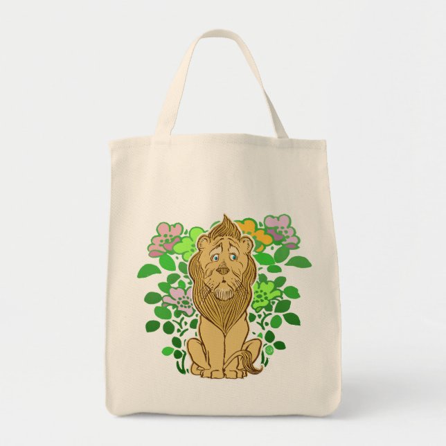 Tote Bag Oz Cowardly Lion Grocery (Devant)