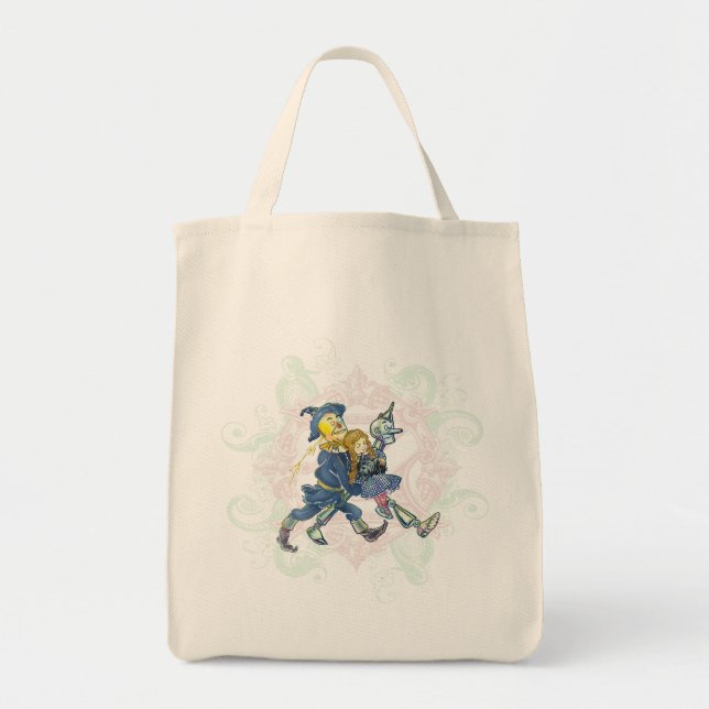 Tote Bag Oz - Dorothy, Scarecrow & Nick Chopper Bag (Devant)