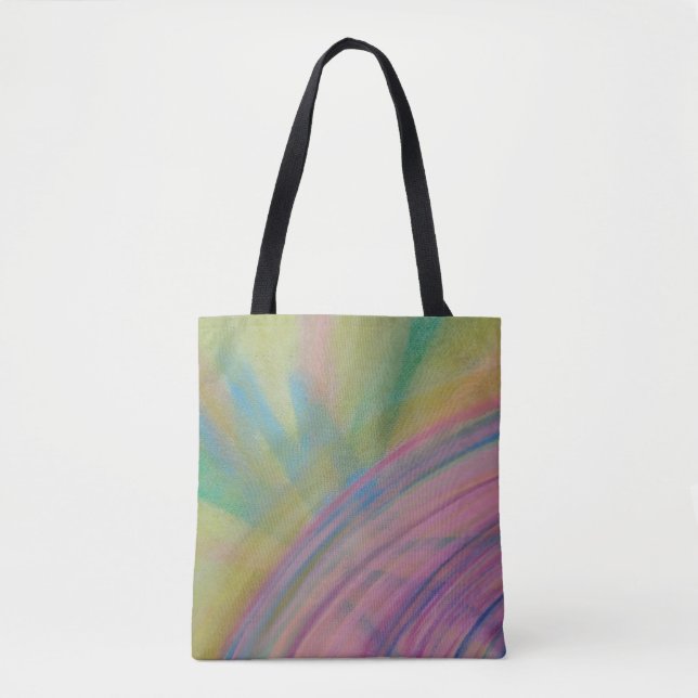 Tote Bag P9 Couleur Unique Art Abstrait (Devant)