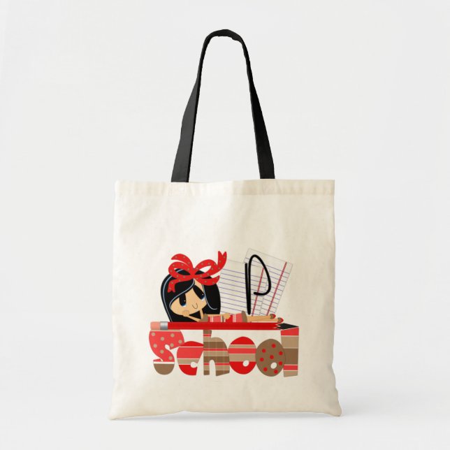 Tote Bag P Monogramme Budget de l'école Fourre-tout (Devant)