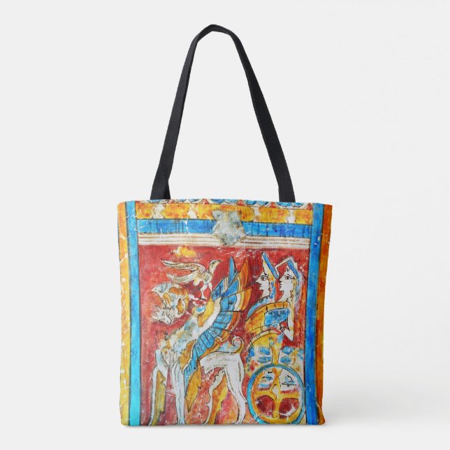 Tote Bag PA traditionnelle antique de mur de mythologie (Dos)