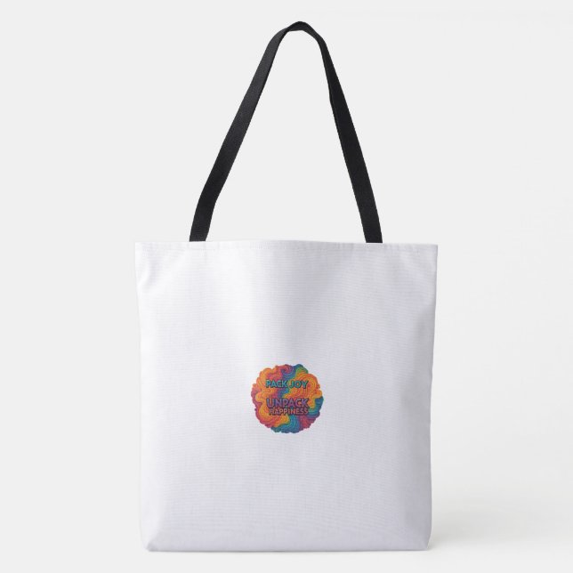 Tote Bag Pack Joie, Unpack Happiness Shoulder Fourre-tout (Devant)