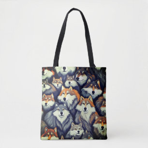 Tote Bag Packing autour des Loups