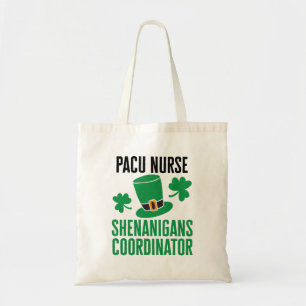 Tote Bag PACU Infirmière Jour de la Saint Patrick Shenaniga