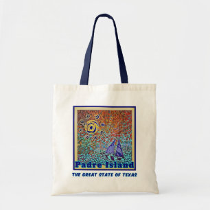 Tote Bag Padre Island Great State of Texas Sun and Sail