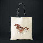 Tote Bag Page de gravure de TAZ™<br><div class="desc">LOONEY TUNES™| Découvrez cette illustration de TAZ™ Burning Through Page! Cliquez sur le bouton customiser pour commencer à personnaliser votre propre marchandise LOONEY TUNES™!</div>