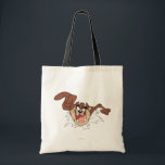 Tote Bag Page de gravure de TAZ™<br><div class="desc">LOONEY TUNES™| Découvrez cette illustration de TAZ™ Burning Through Page! Cliquez sur le bouton customiser pour commencer à personnaliser votre propre marchandise LOONEY TUNES™!</div>