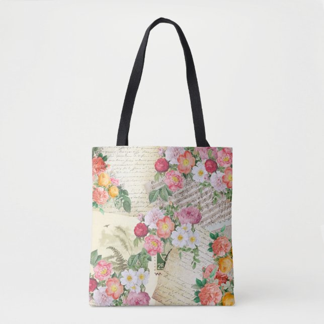 Tote Bag Page Journal de jonction (Devant)