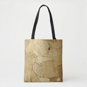 Tote Bag Pages de livres mignonnes éparpillées