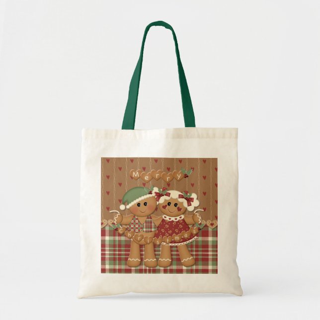 Tote Bag Pain d'épices Noël (Devant)