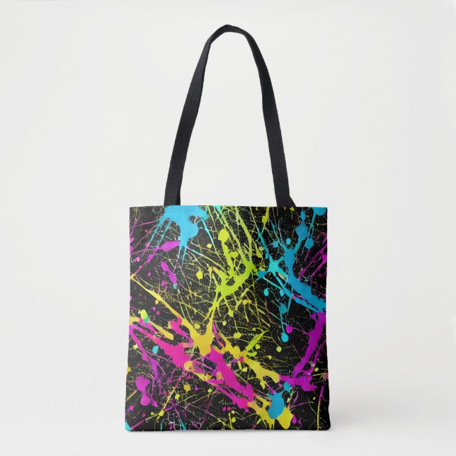 Tote Bag Paint Neon brillant (Devant)
