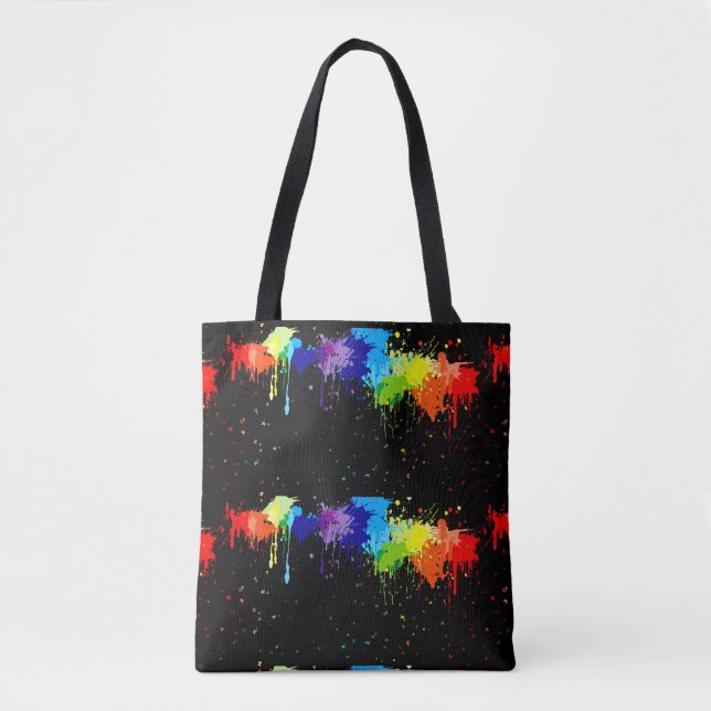 Tote Bag Paint Splatter (Devant)