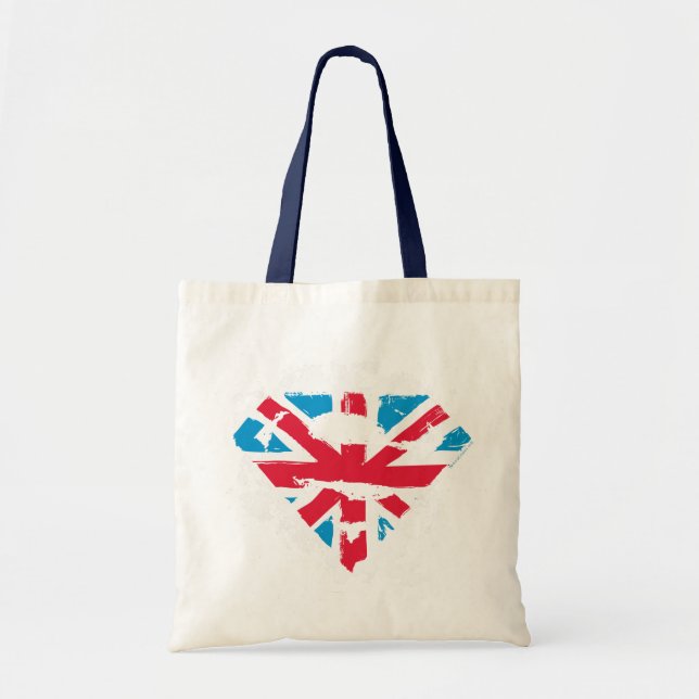 Tote Bag Paint Strokes British S-Shield (Devant)