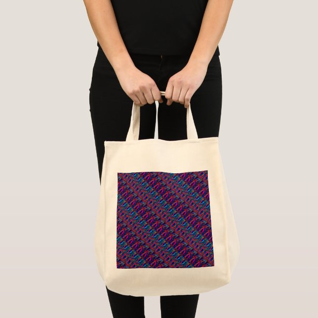 Tote Bag Paisley haché (Devant (produit))