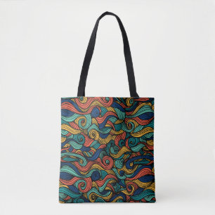 Tote Bag Paisley haché