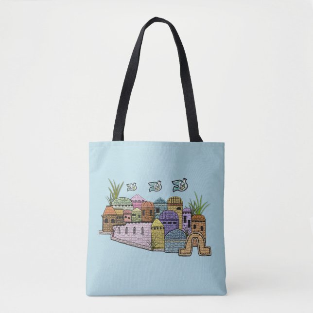 Tote Bag Paix au-dessus de Jérusalem (Devant)