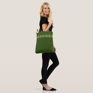 Tote Bag paix carré