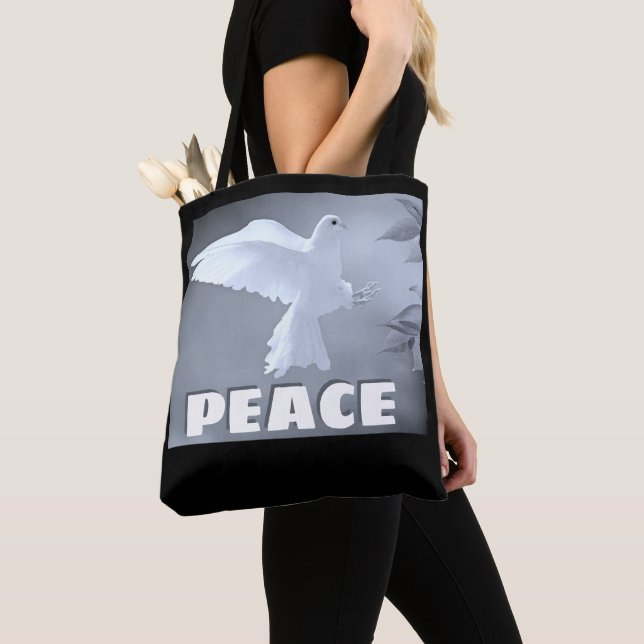 Tote Bag Paix - colombe Fourre-tout (De près)