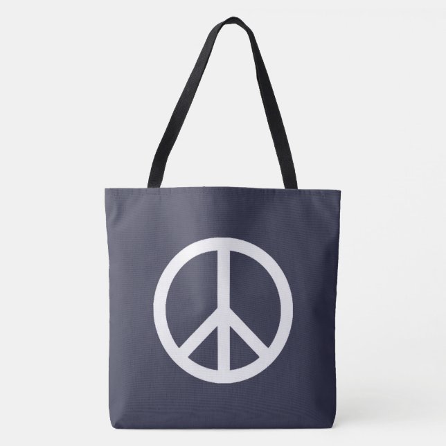 Tote Bag Paix cool et classique (Devant)